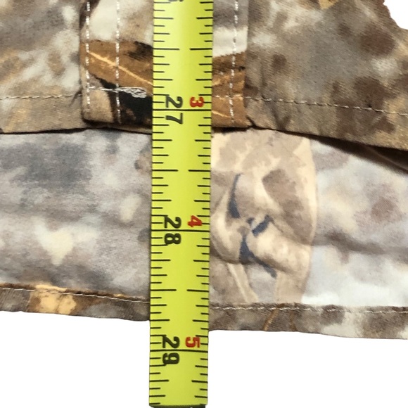 Cabelas Hunting Long Sleeve Shirt Camo Button Up Ex Large Zonz Woodland Print - Picture 8 of 9